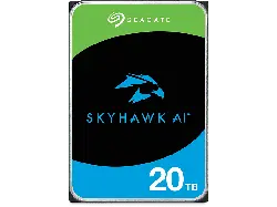 SEAGATE 20TB SkyHawk AI HDD Festplatte, 550TB/Jahr WB, 32 KI-Kanäle, 260MB/s, 3.5 Zoll, SATA, 256MB Cache