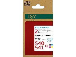 ISY ICI-2540-DP-XL wiederaufbereitete Tintenpatronen ersetzen Canon PG-540XL black und CL-541XL colour; wiederaufbereitete Tonerpatrone