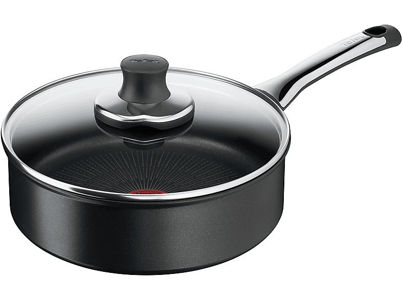 Tefal G26932 Excellence Schmorpfanne M (Aluminium, passend für alle Herdarten, 24 cm)