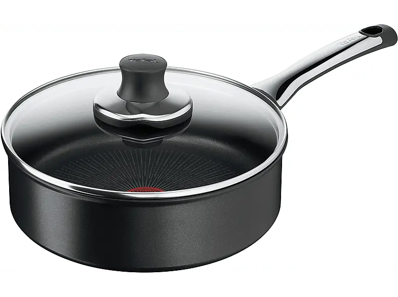 Tefal G26932 Excellence Schmorpfanne M (Aluminium, passend für alle Herdarten, 24 cm)