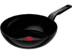 Tefal C43219 Renew Black Wokpfanne (Aluminium, passend für alle Herdarten, 28 cm)