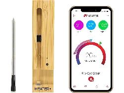 MEATER 6822795 Fleischthermometer, Edelstahl