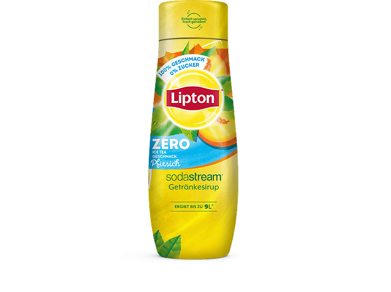 Sodastream Lipton Ice Tea Pfirsich Zero Sirup 440ml; Getränkesirup