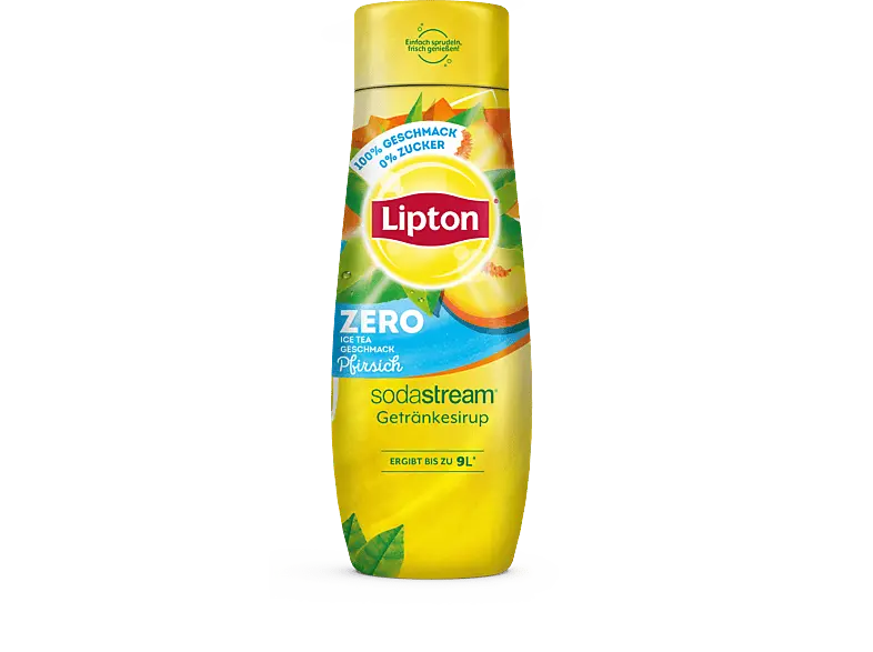 Sodastream Lipton Ice Tea Pfirsich Zero Sirup 440ml; Getränkesirup