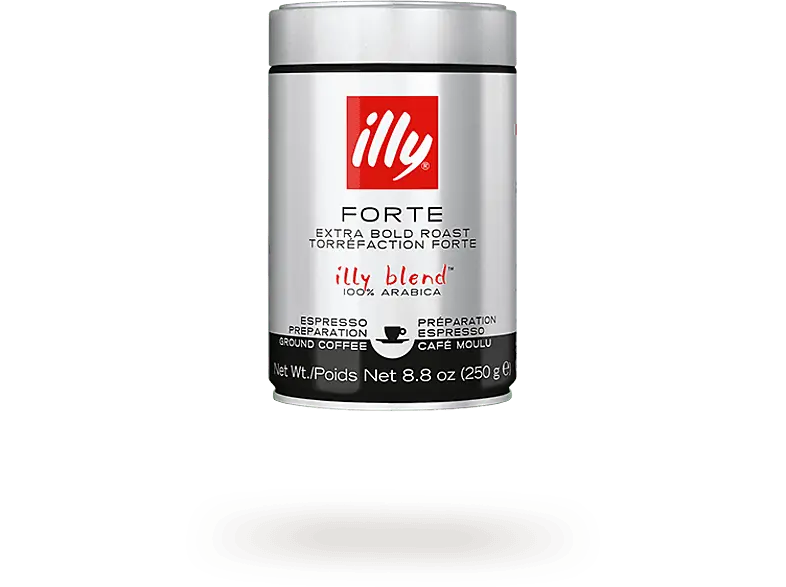 Illy 9973 Kaffee gemahlen Forte - Starke R&ouml;stung (250 g, Kompatibles System: Espressomaschinen)