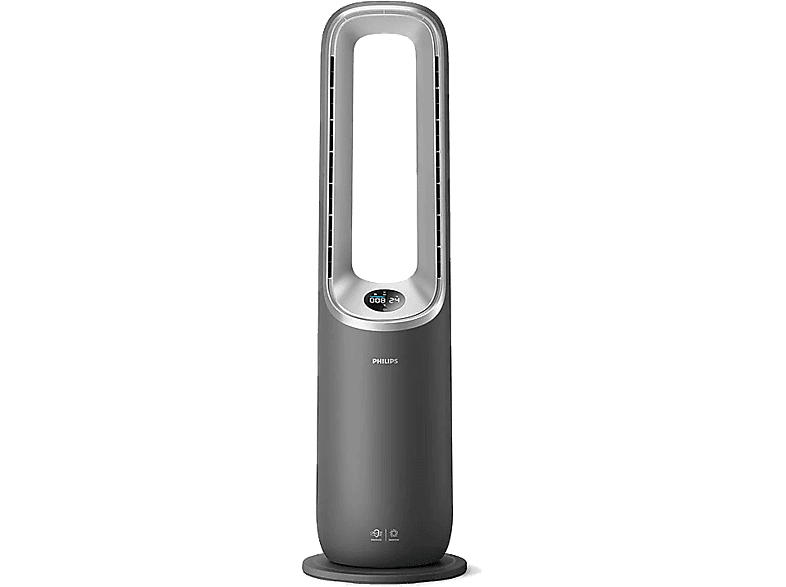 Philips AMF870/15 Air Performer Serie 8000 Luftreiniger mit Ventilator, Kühl- und Heizfunktion Dunkelgrau/Silber (40 Watt, Raumgröße: 168 m³)