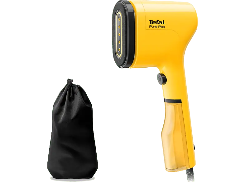Tefal DT2026 Pure Pop Dampfbürste (1300 Watt Wassertank, Gelb)