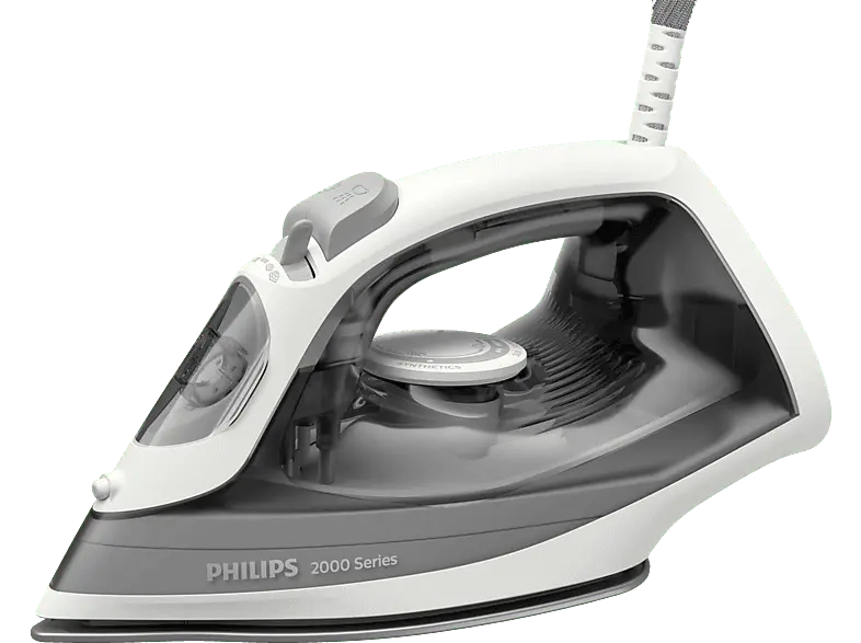 Philips DST2020/80 2000 Series Dampfbügeleisen, Weiß/Grau)