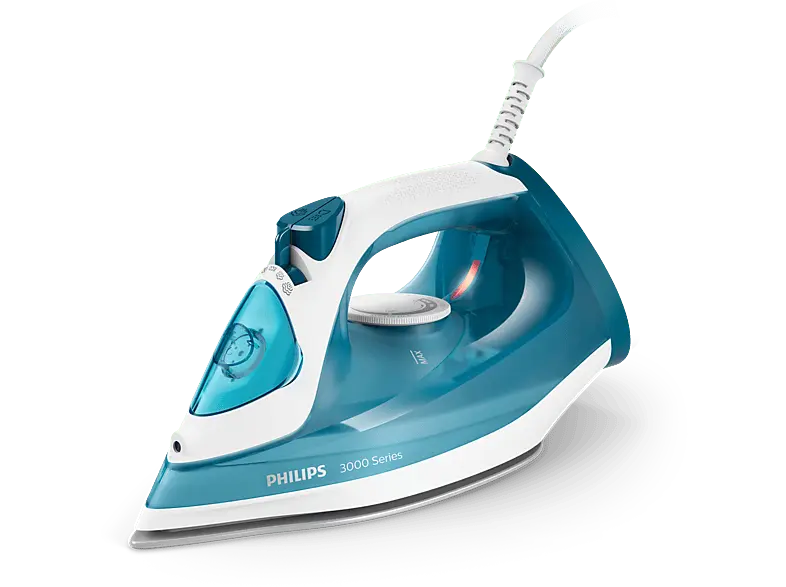 Philips DST3011/20 Dampfb&uuml;geleisen (2100 Watt, T&uuml;rkis/Wei&szlig;)