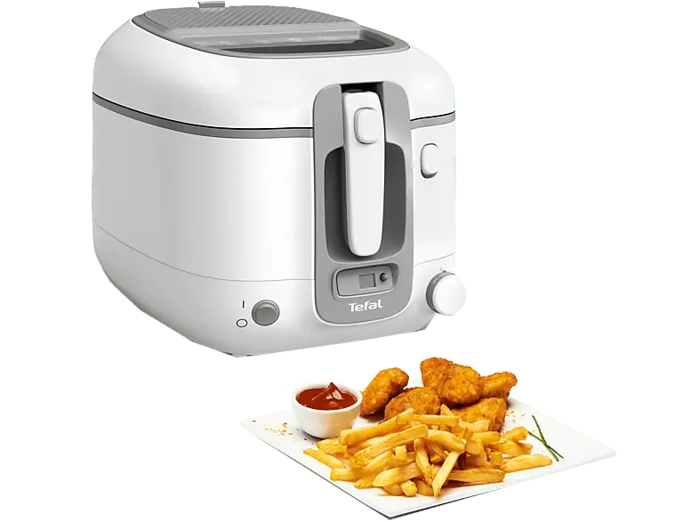 Tefal FR3141 Super Uno Fritteuse (1,5 kg, 1800 Watt, Weiß)