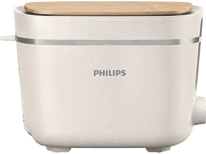 Philips HD2640/10 Eco Conscious Toaster (Silk white matte, 830 Watt, Schlitze: 2)