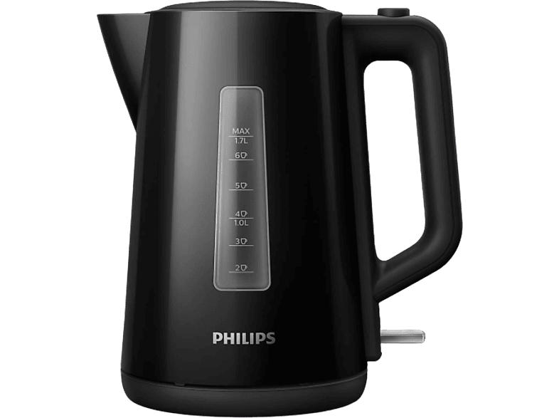 Philips HD9318/20 Wasserkocher aus Kunststoff Series 3000, 1.7l, Schwarz