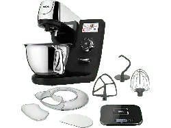 Tefal QB9518 I-Coach Touch WIFI K&uuml;chenmaschine mit K&uuml;chenwaage Schwarz & Silver