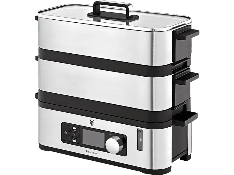 WMF Küchenminis Vitalis E Dampfgarer (900 Watt, 2,15 l, Cromargan matt)
