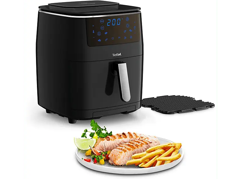 Tefal FW2018 Easy Fry Grill & Steam Heißluftfritteuse (6,5 l, 1700 Watt, Schwarz)