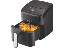 Gourmetmaxx 15021 Heißluftfritteuse (4 l, 1400 Watt, Schwarz)