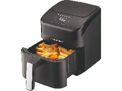 Gourmetmaxx 15021 Heißluftfritteuse (4 l, 1400 Watt, Schwarz)