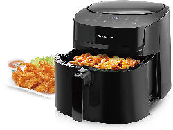 Emerio AF-129622.1 Smart Fryer XXL Heißluftfritteuse (7,2 l, 1800 Watt, Schwarz)