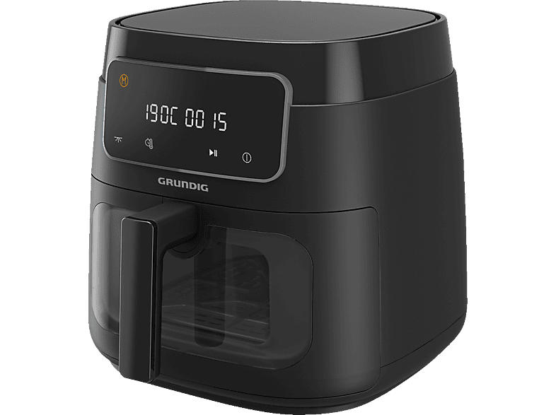 Grundig FRY 7320 Heißluftfritteuse (7,6 l, 1750 Watt, Schwarz)