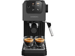 Grundig KSM 4330 Delisia Coffee DC 3000 Kaffee-und Tee-Bereiter (Espresso-Maschine) (Grau, 1628 Watt, 15 bar)