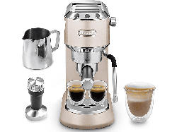 De'Longhi EC885.BG Dedica Arte Siebträger (Beige, 1350 Watt, 15 bar)