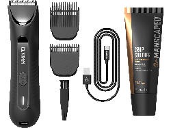 Manscaped Lawn Mower 3.0 Plus Essentials Kit, Leisten- und Bodygroomer, Schwarz, Akkubetrieb