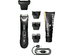 Manscaped Lawn Mower 5.0 Ultra Essentials Kit, Leisten- und Bodygroomer, Smoking Schwarz, Akkubetrieb