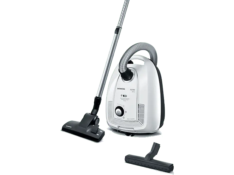 Siemens VSZ 4 GM338 Z 4.0 Bodenstaubsauger mit Beutel (75 dB(A), maximale Leistung: 600 Watt, Silber)