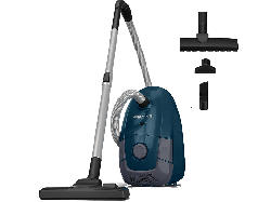 Rowenta Power XXL Parkett RO3126 Bodenstaubsauger mit Beutel (69 dB(A), maximale Leistung: 900 Watt, Dunkelblau)