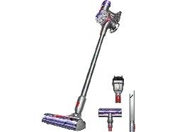 Dyson V8 advanced Kabelloser Staubsauger (0,54 l, Akkulaufzeit: 40 Minuten, Silber/Nickel)