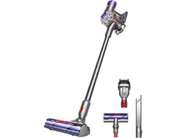 Dyson V8 advanced Kabelloser Staubsauger (0,54 l, Akkulaufzeit: 40 Minuten, Silber/Nickel)