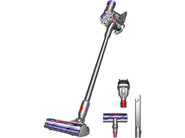 Dyson V8 advanced Kabelloser Staubsauger (0,54 l, Akkulaufzeit: 40 Minuten, Silber/Nickel)