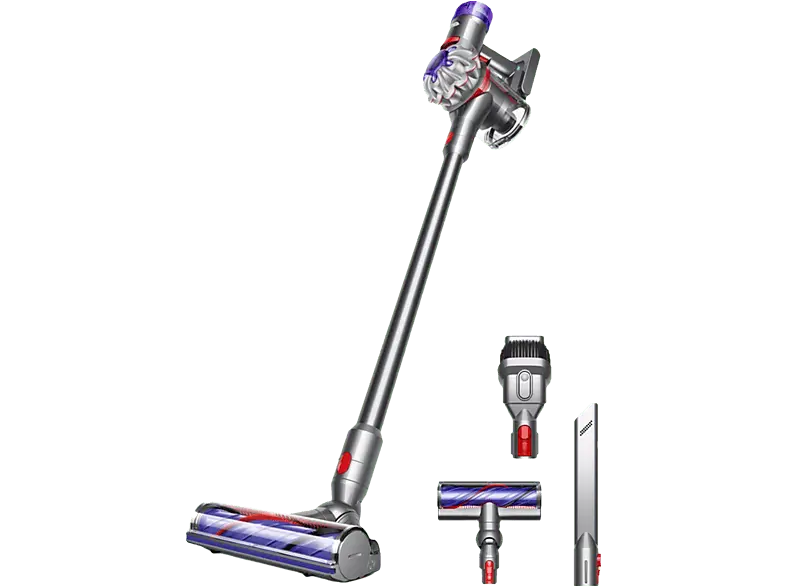 Dyson V8 advanced Kabelloser Staubsauger (0,54 l, Akkulaufzeit: 40 Minuten, Silber/Nickel)