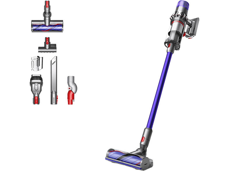 Dyson 419649-01 V11 Extra Staubsauger (0,76 l, Akkulaufzeit: bis zu 60 Minuten, Nickel / Purple)