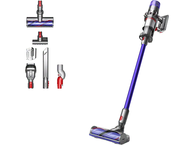 Dyson 419649-01 V11 Extra Staubsauger (0,76 l, Akkulaufzeit: bis zu 60 Minuten, Nickel / Purple)