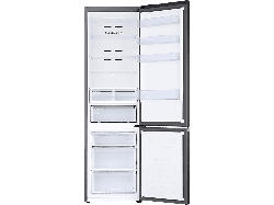 Samsung RB38C607AB1/EF Kühl- und Gefrierkombination, Festtür (A, 387 l, 2030 mm hoch, freistehend, No Frost (verminderte Eisbildung), Premium Black Steel)