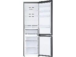 Samsung RB38C607AB1/EF Kühl- und Gefrierkombination, Festtür (A, 387 l, 2030 mm hoch, Standgerät, No Frost (verminderte Eisbildung), Premium Black Steel)