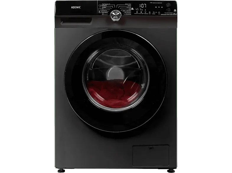Koenic KWM 8142 A INV black Edition Waschmaschine (8 kg, 1350 U/Min., A)