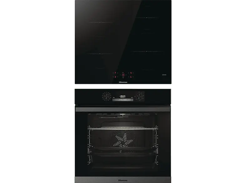 Hisense Jump Set, Backofen inkl. Kochfeld (Induktion, A, 77 l) mit 5 Jahre Geräteschutz