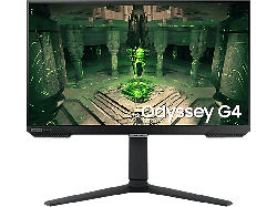 Samsung Gaming Monitor Odyssey G4, 25 Zoll, FHD, 240Hz, 1ms, 400cd, HDR10, IPS, FreeSync Premium, Schwarz