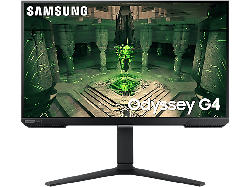 Samsung Gaming Monitor Odyssey G4, 27 Zoll, FHD, 240Hz, 1ms, 400cd, HDR10, IPS, FreeSync Premium, Schwarz