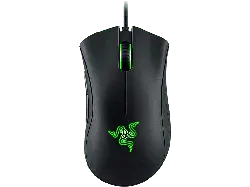 RAZER Gaming Maus Deathadder Essential, USB, 6400 dpi, 5-Tasten, 1000Hz, 220IPS/30G, RGB-LED, Schwarz