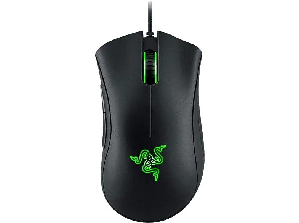 Razer Gaming Maus Deathadder Essential, USB, 6400 dpi, 5-Tasten, 1000Hz, 220IPS/30G, RGB-LED, Schwarz