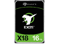 Seagate 16TB Exos X18 Festplatte, SATA 6 Gb/s, 512e/4Kn, 3.5 Zoll, 256MB Cache, 7200 U/min