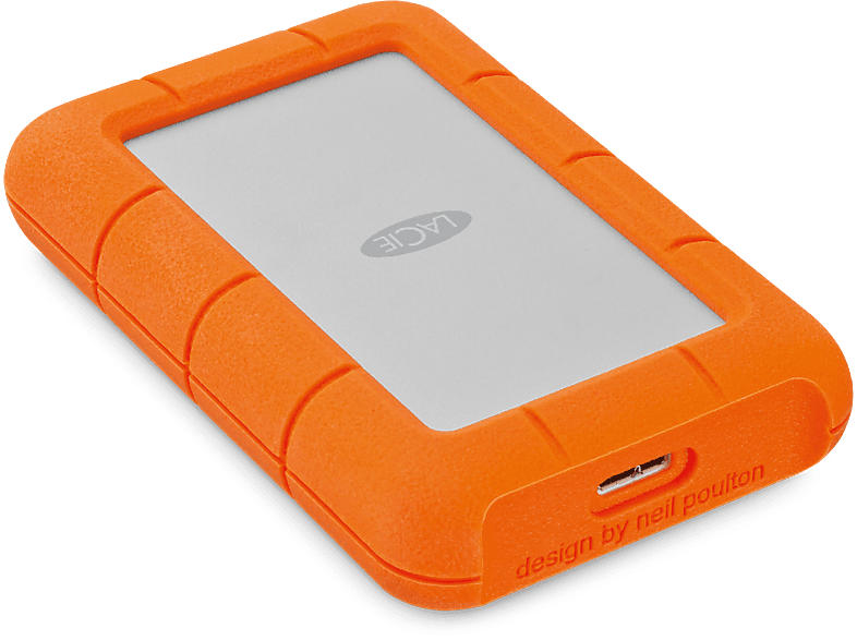 Lacie Rugged Mini 4TB, silber, USB (LAC9000633); Festplatte