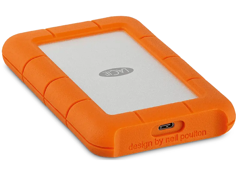 LACIE Externe Festplatte Rugged USB-C 2TB, USB 3.0 (STFR2000800)