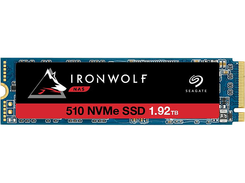 Seagate 1.92TB SSD Festplatte IronWolf 510, NAS, M.2 NVMe, W850/R3150