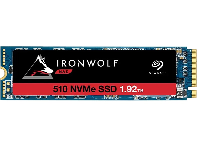 SEAGATE 1.92TB SSD Festplatte IronWolf 510, NAS, M.2 NVMe, W850/R3150