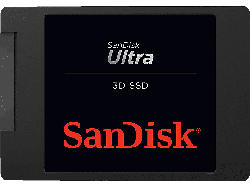 SanDisk 1TB SSD Festplatte Ultra 3D, SATA 6, Intern, 2.5 Zoll, R560/W520 MB/s