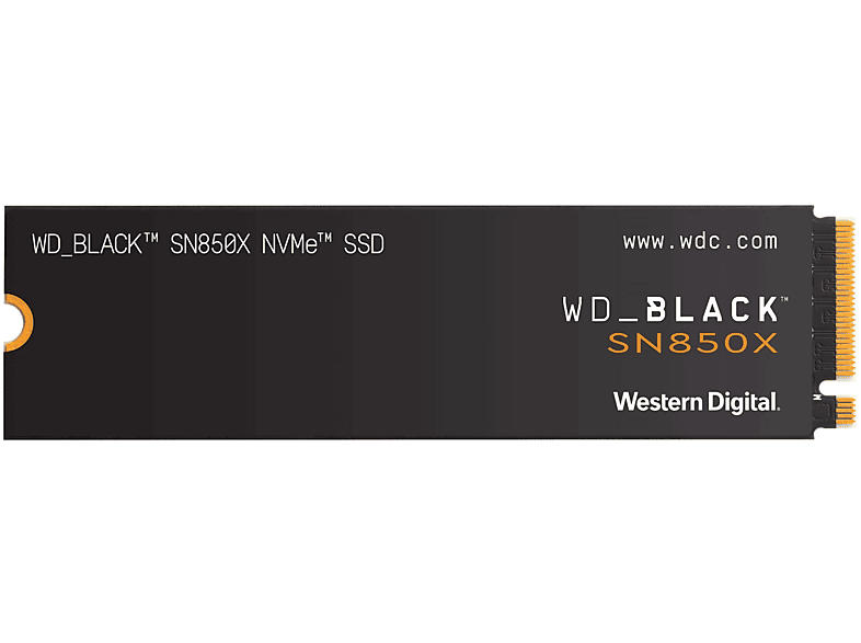 Western Digital 2 TB WD_black SN850X NVMe SSD WDBB9G0020BNC Retail (PCI Express, intern); SSD Festplatte